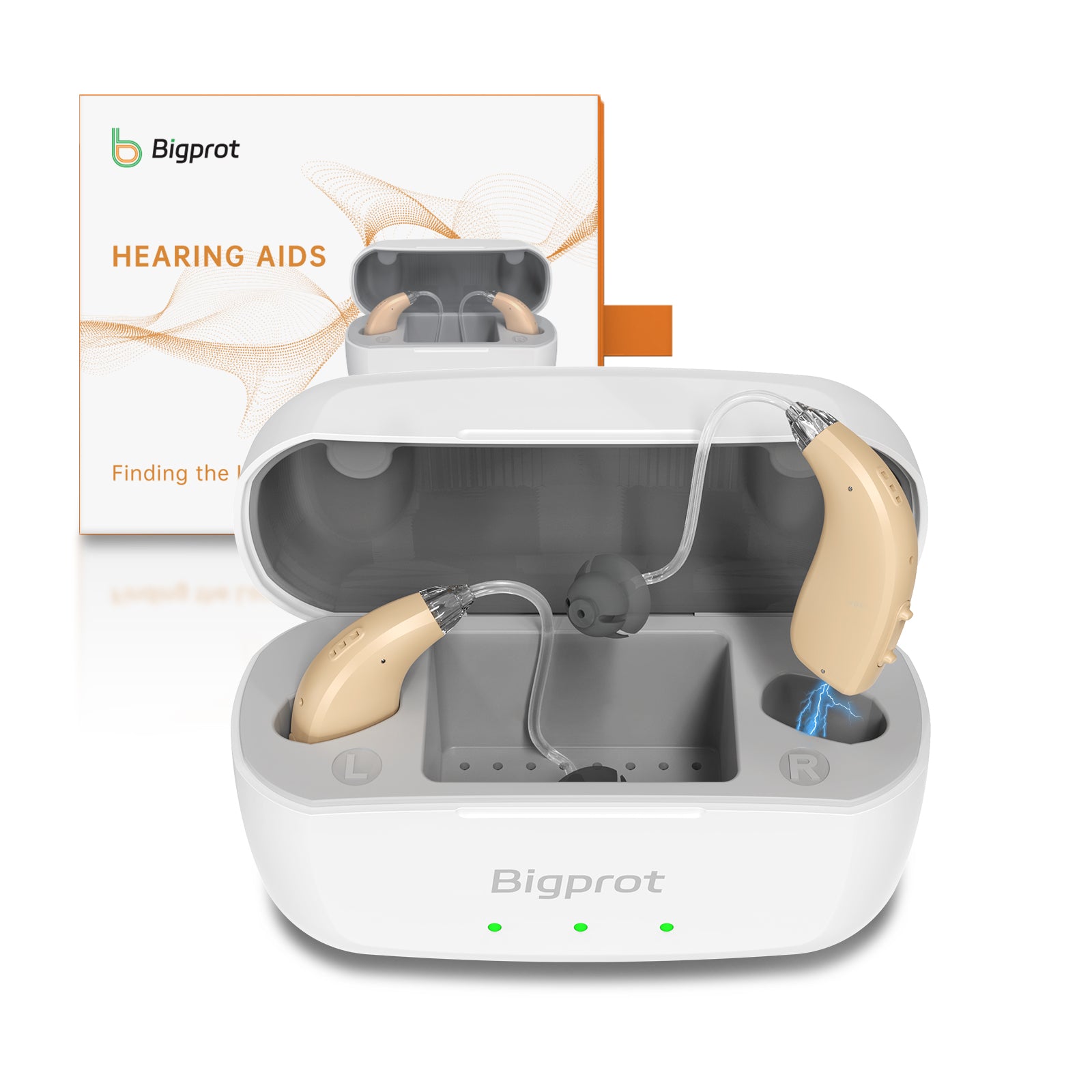 OTC Bigprot Sonix107 AI Noise-Canceling Hearing Aid