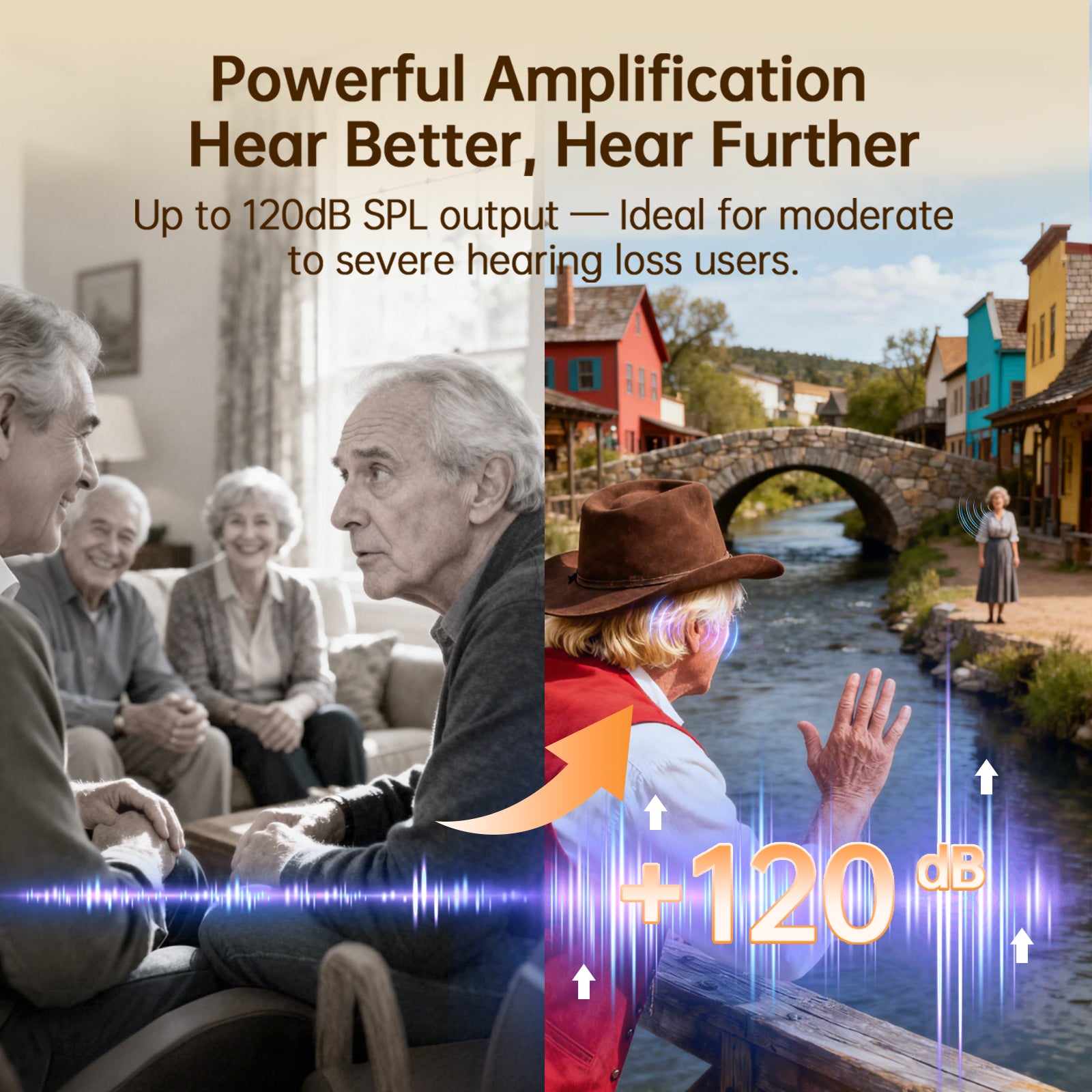 OTC Bigprot Sonix107 AI Noise-Canceling Hearing Aid